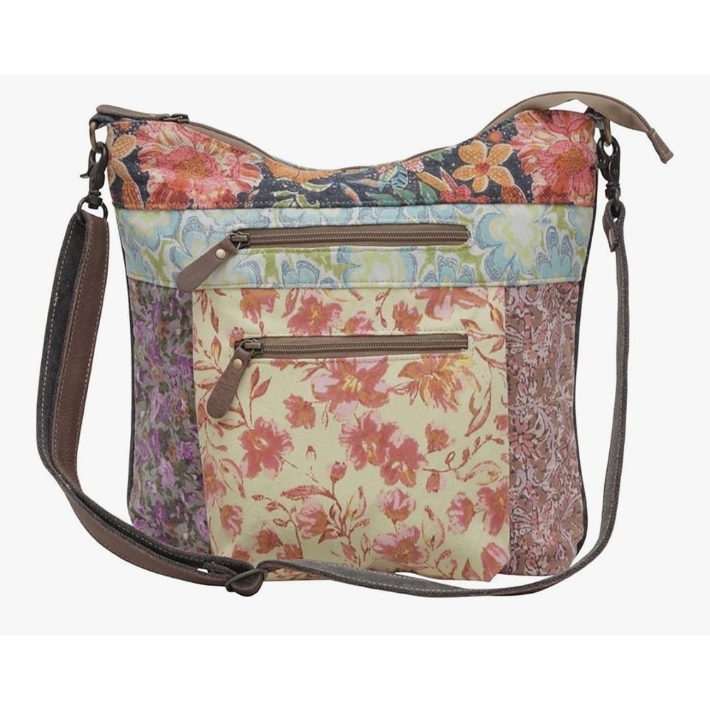 Myra Bag Le Fleur Essi Medium Crossbody NWT Floral Patchwork